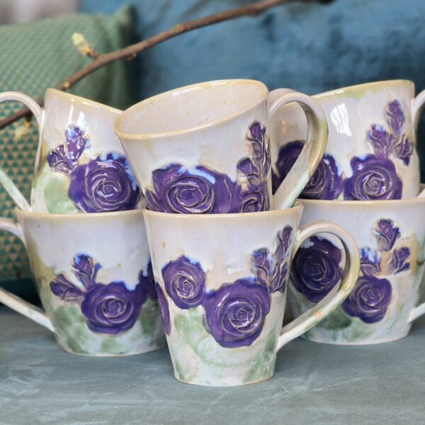 Tass  280 ml Lilla-valge - Image 3