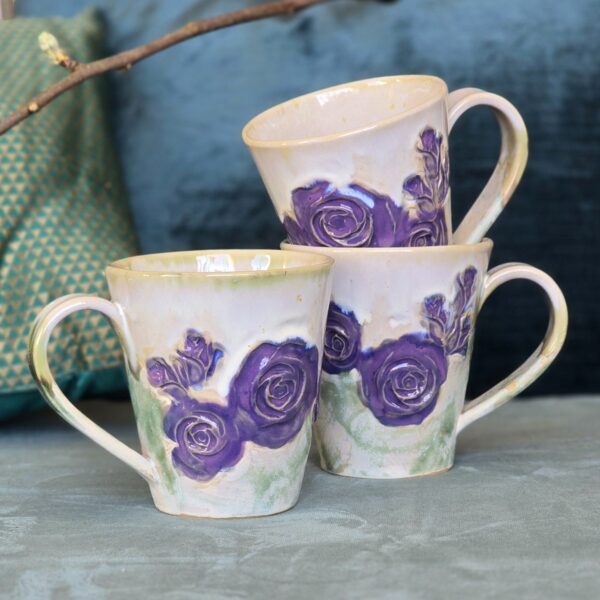 Tass  280 ml Lilla-valge - Image 2