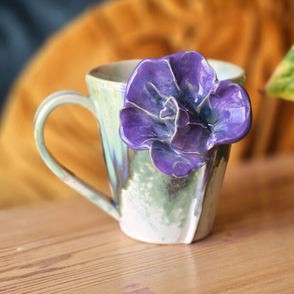 Tass 280 ml ArtRose Collection lilla-roheline nr 3