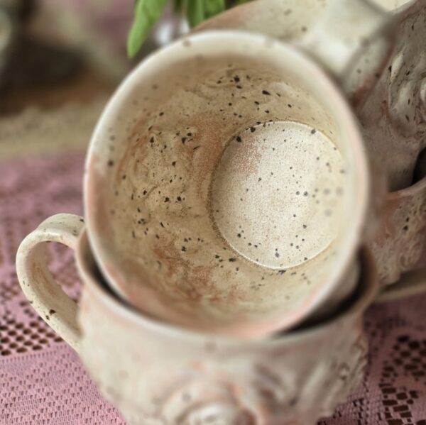 Tass 450 ml cappuccino Roosa linnumuna (nupsik) - Image 2