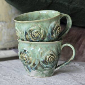 Tass 450 ml cappuccino roheliste möll (nupsik)