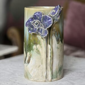 Vaas ArtRose Collection Lilla-roheline k 21 cm