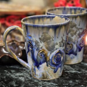 Tass 350 ml Helesinine kristall