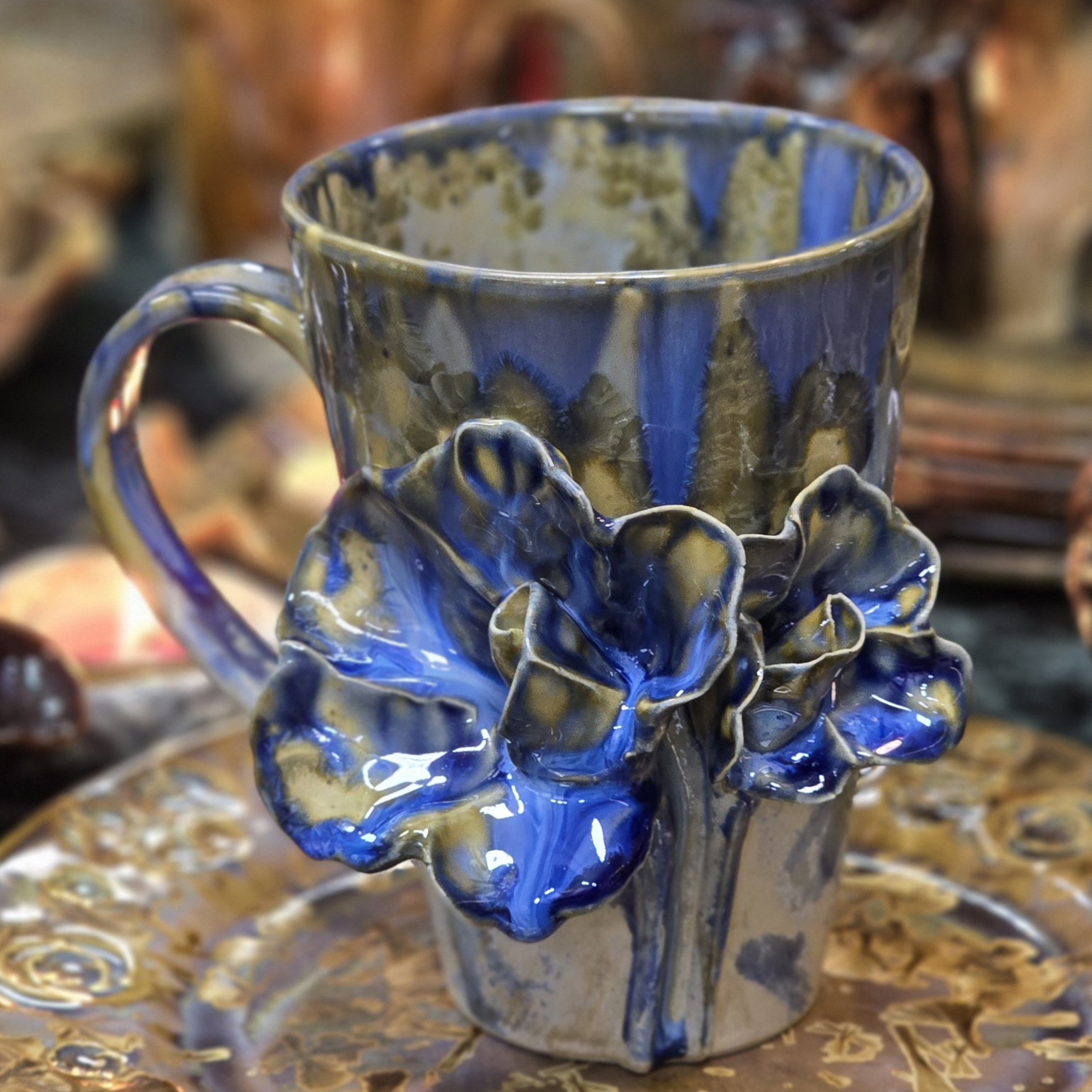 Tass 480 ml ArtRose Collection Helesinine kristall (nr10)