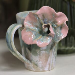 Tass 350 ml ArtRose Collection Roosa-roheline (nr4)