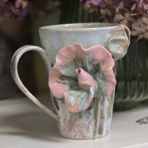 Tass 480 ml ArtRose Collection Roosa-roheline (nr7)