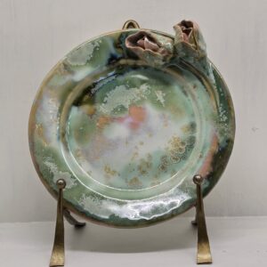 Taldrik ArtRose Collection diam 17 cm roosa-roheline