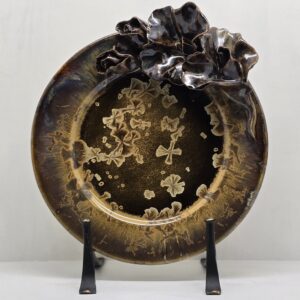 Taldrik ArtRose Collection diam 23,5 cm  Kuldpruun