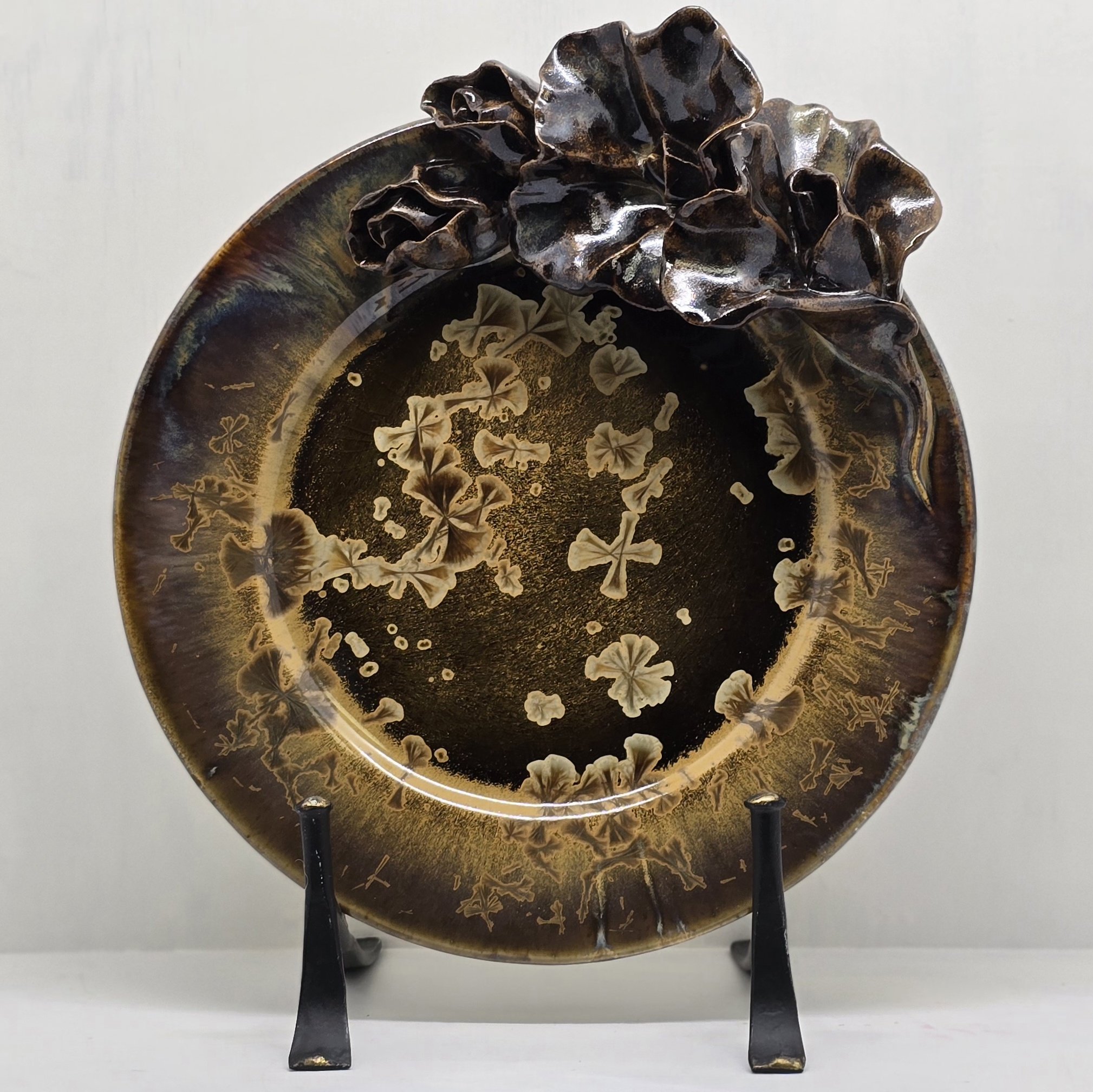 Taldrik ArtRose Collection diam 23,5 cm Kuldpruun