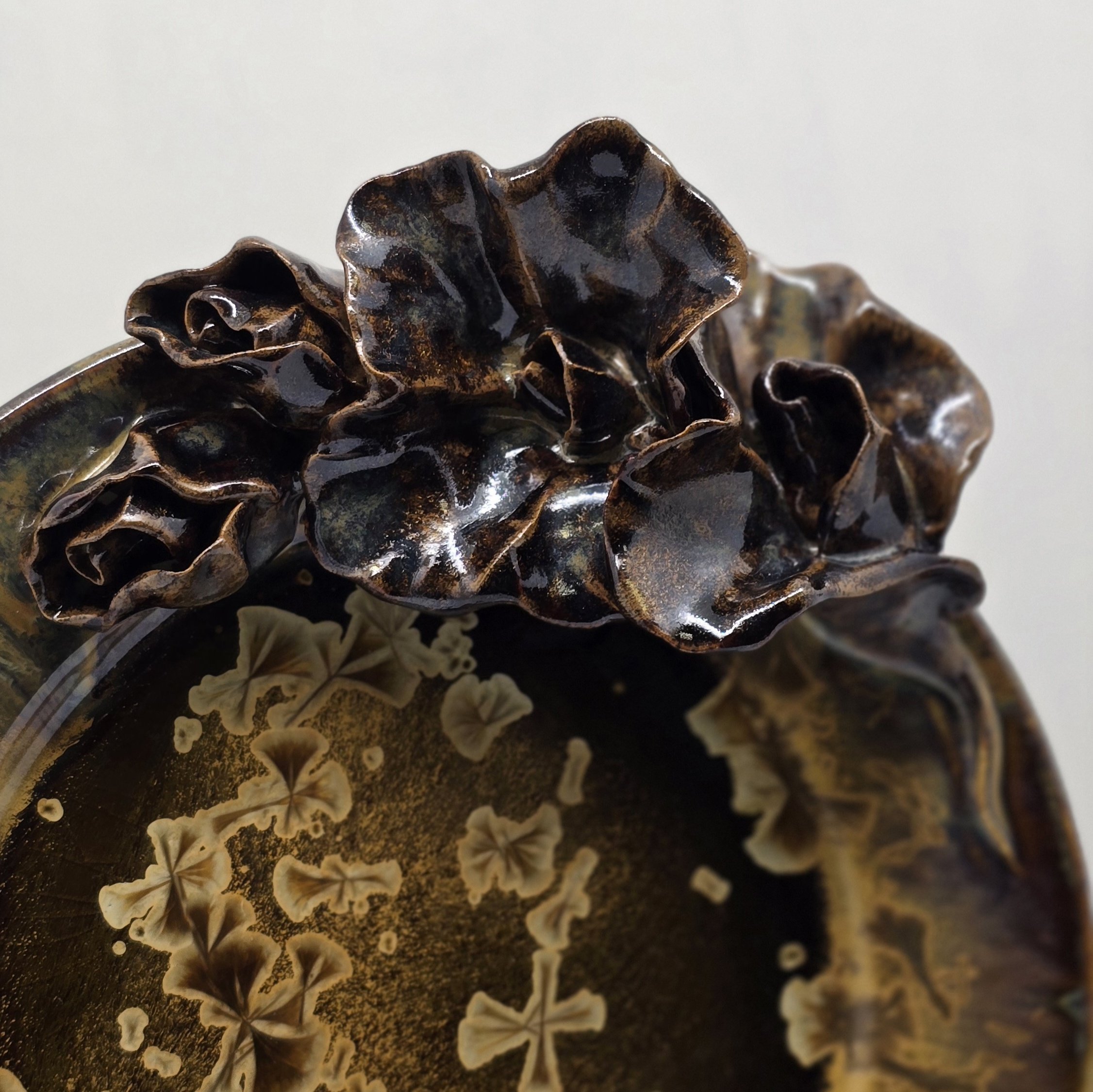 Taldrik ArtRose Collection diam 23,5 cm Kuldpruun - Image 2