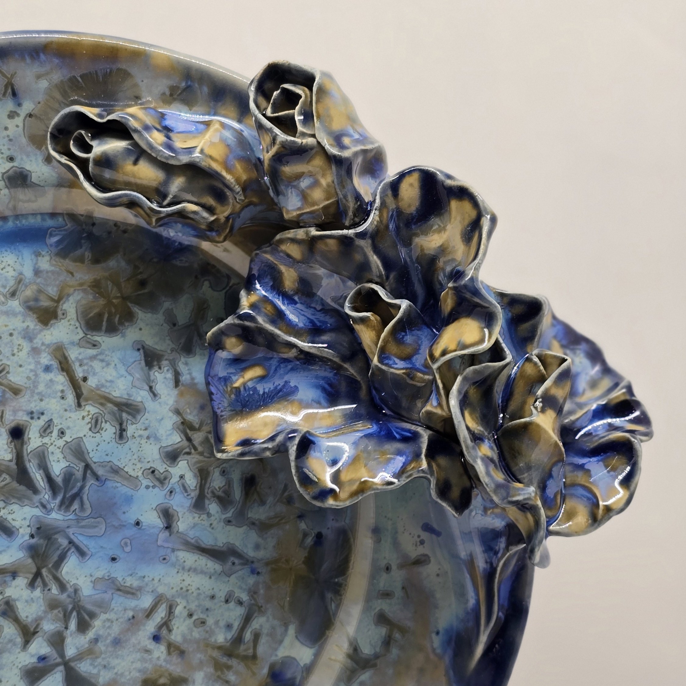 Taldrik ArtRose Collection diam 23,5 cm Helesinine kristall - Image 2