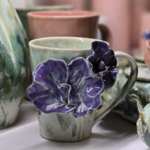 Tass 350 ml ArtRose Collection lilla-roheline (nr 2)