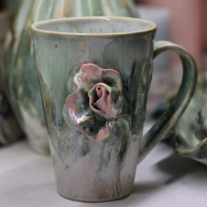 Tass 480 ml ArtRose Collection roosa-roheline (nr 1)