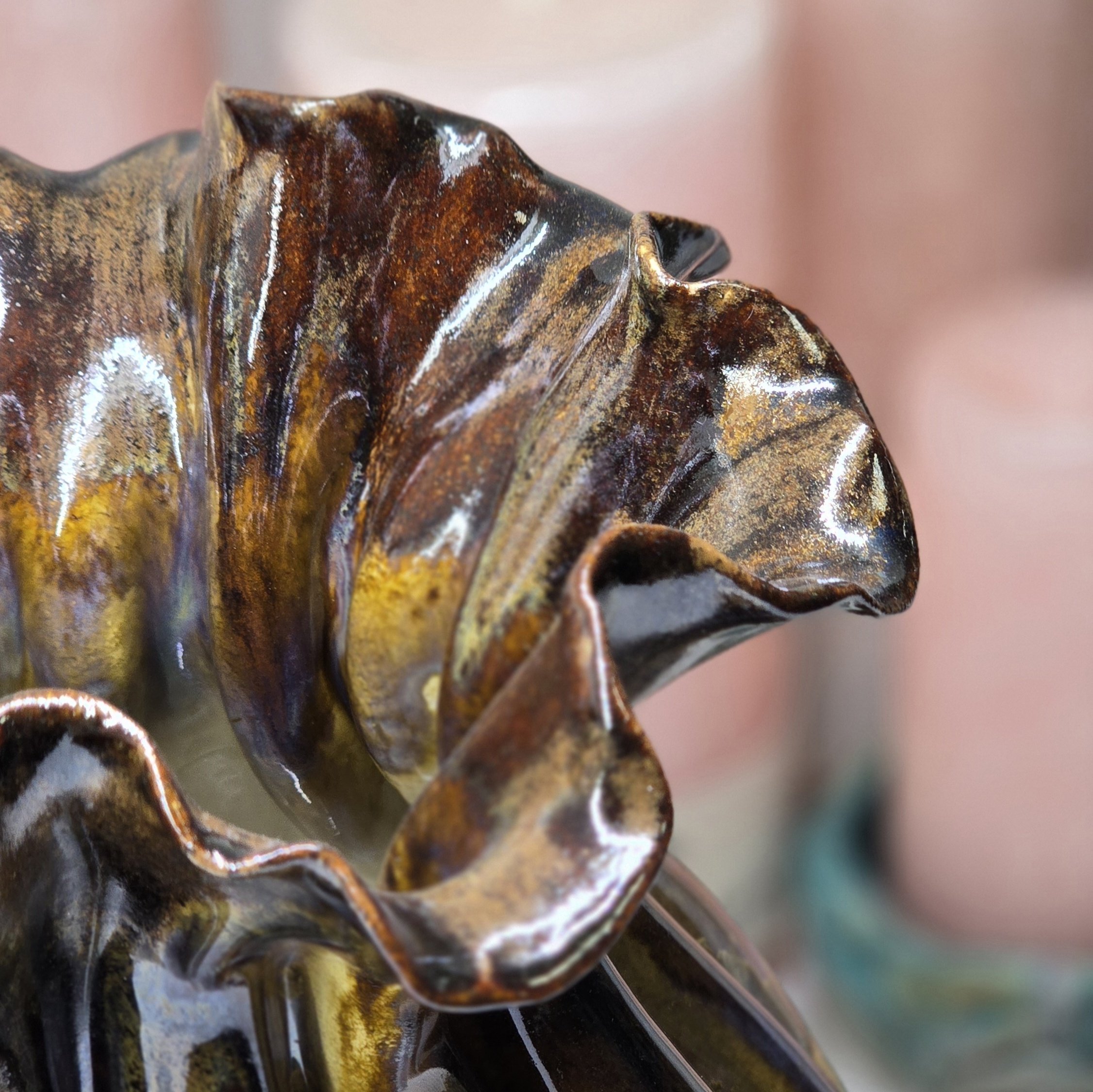 Vaas k 20 cm Kuldpruun (nr 10) - Image 2