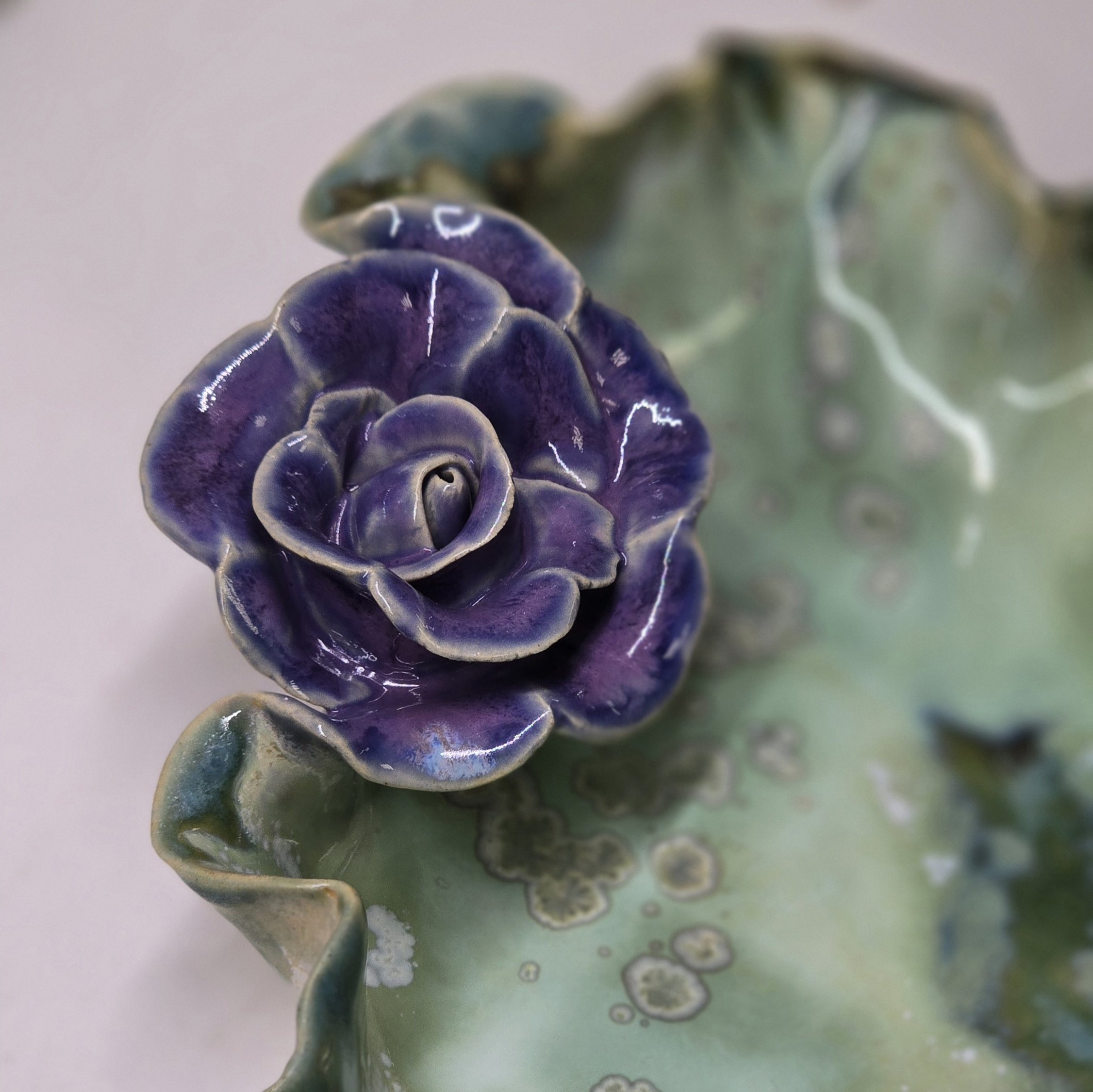 Vaagen 25 x 14 cm Roosiga, roheline-lilla (nr 10) - Image 2