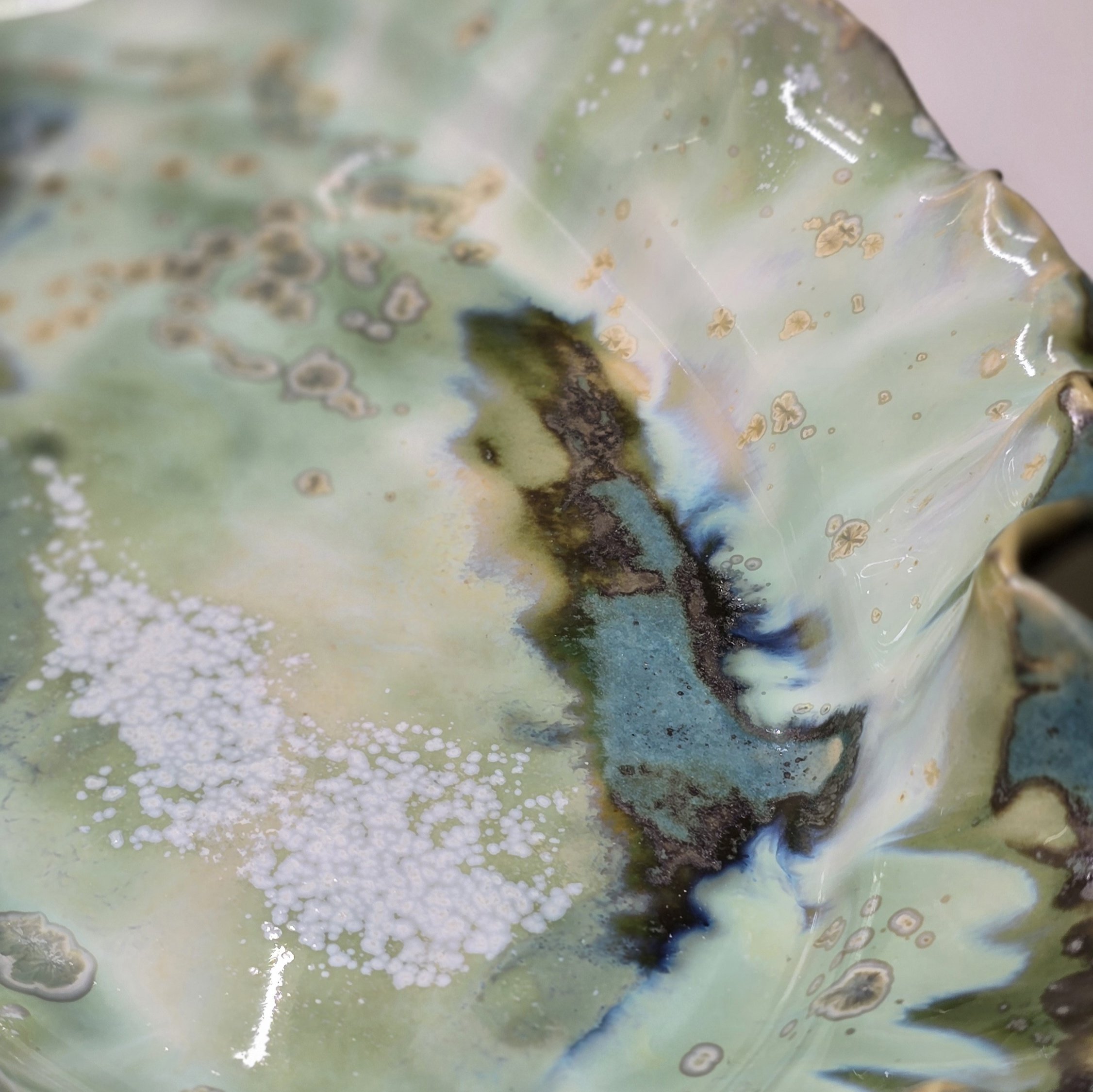 Vaagen 28 x 19 cm Roosiga, roheline-lilla (nr 12) - Image 3