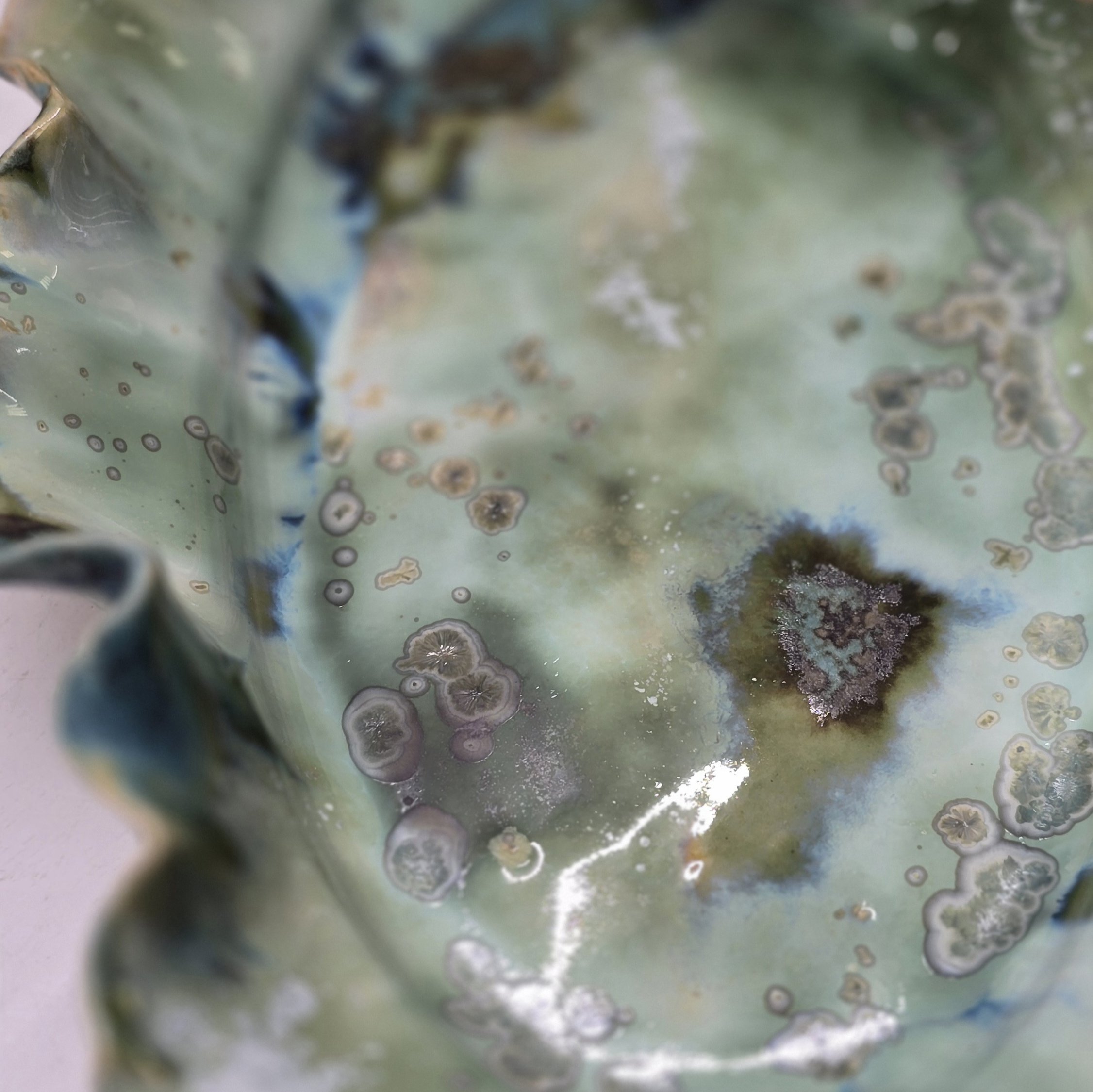 Vaagen 28 x 19 cm Roosiga, roheline-roosa (nr 13) - Image 3