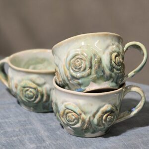 Tass 300 ml cappuccino roheline (nupsik)