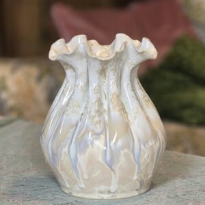 Vaas k 20 cm Valge kristall