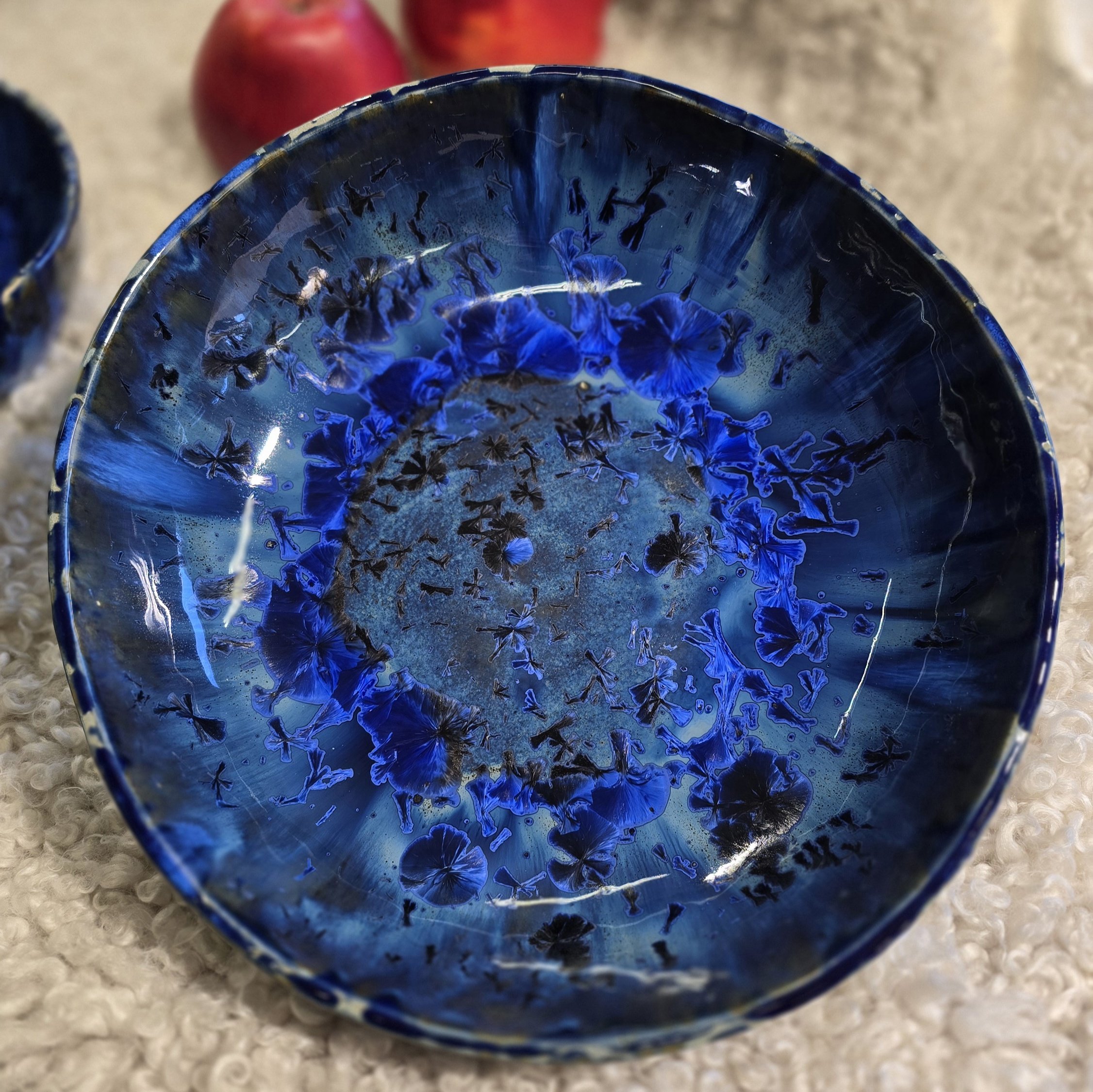 Kauss diam 29cm, sügavus 6cm,Tumesinine kristall - Image 4