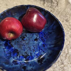 Kauss diam 29cm, sügavus 6cm,Tumesinine kristall