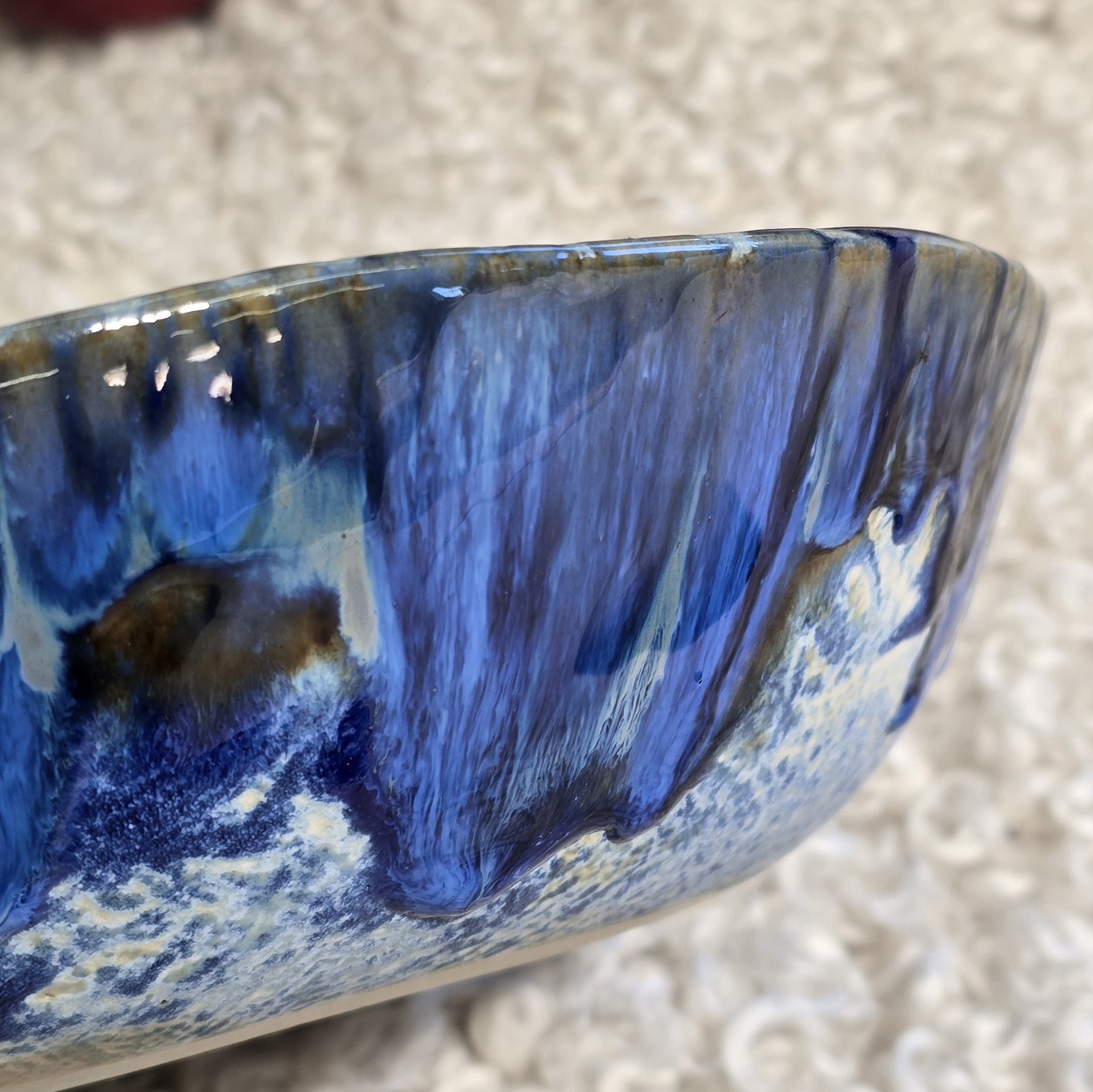 Kauss diam 29cm, sügavus 6cm,Tumesinine kristall - Image 3