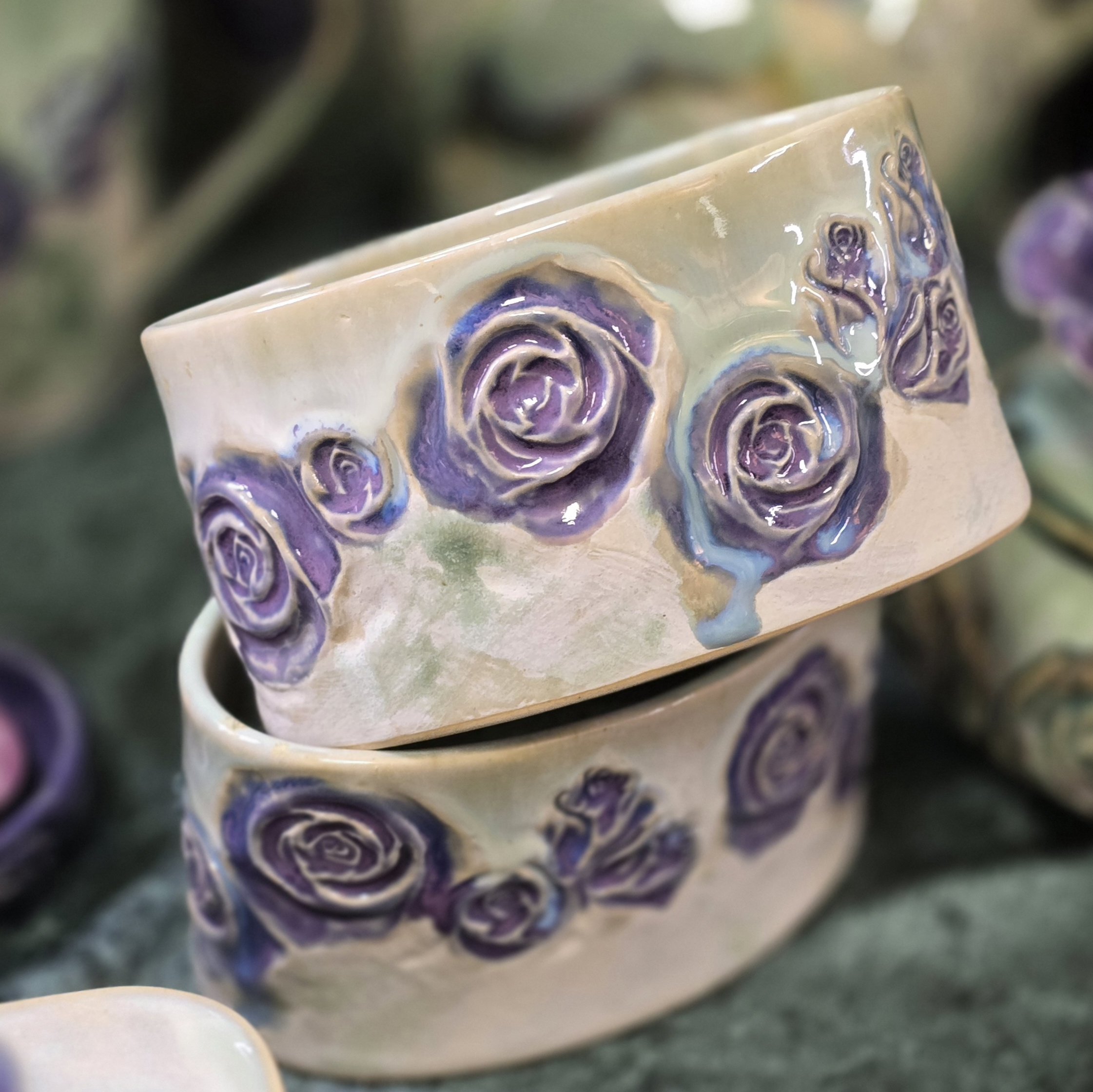 Hapukooretops roosidega lilla-roheline - Image 2