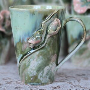 Tass  480 ml  Roosa-roheline nr 4