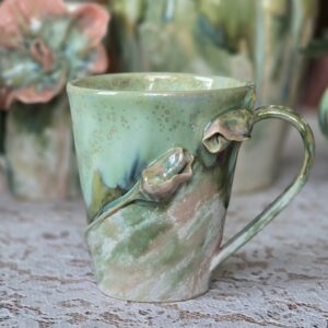 Tass  350 ml  Roosa-roheline nr 11