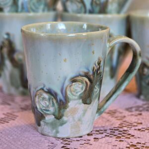 Tass 350 ml Roos roosa-roheline