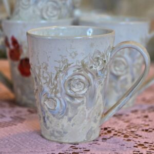 Tass 350 ml Roosid, valge kristall