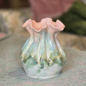 Vaas k 15 cm Roosa-roheline