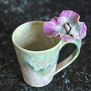 Tass  350 ml  ArtRose Collection roheline-lilla nr 4